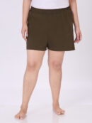 Women's Plus Size Cotton Lounge Shorts