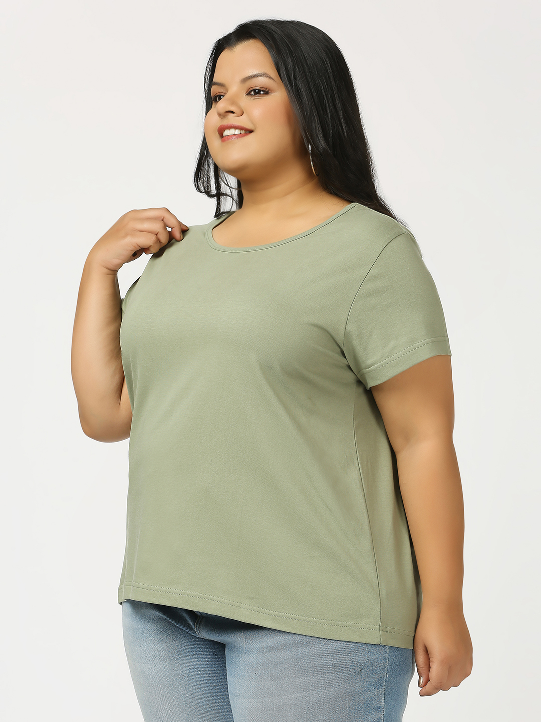 Women's Plus Size Cotton T-Shirt - Image 2