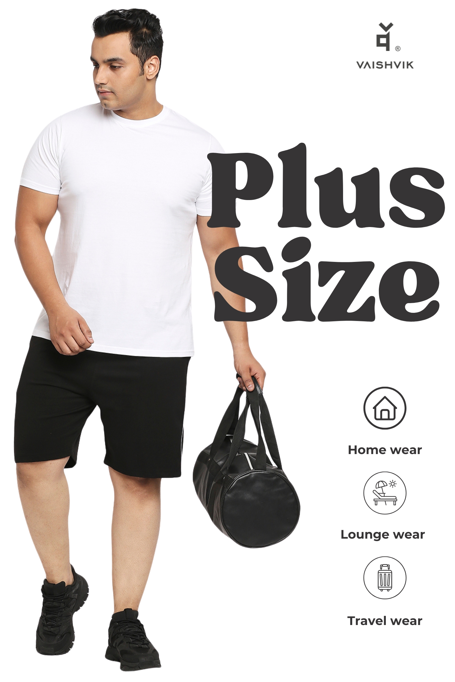 Men's Plus Size Cotton Shorts - Image 6