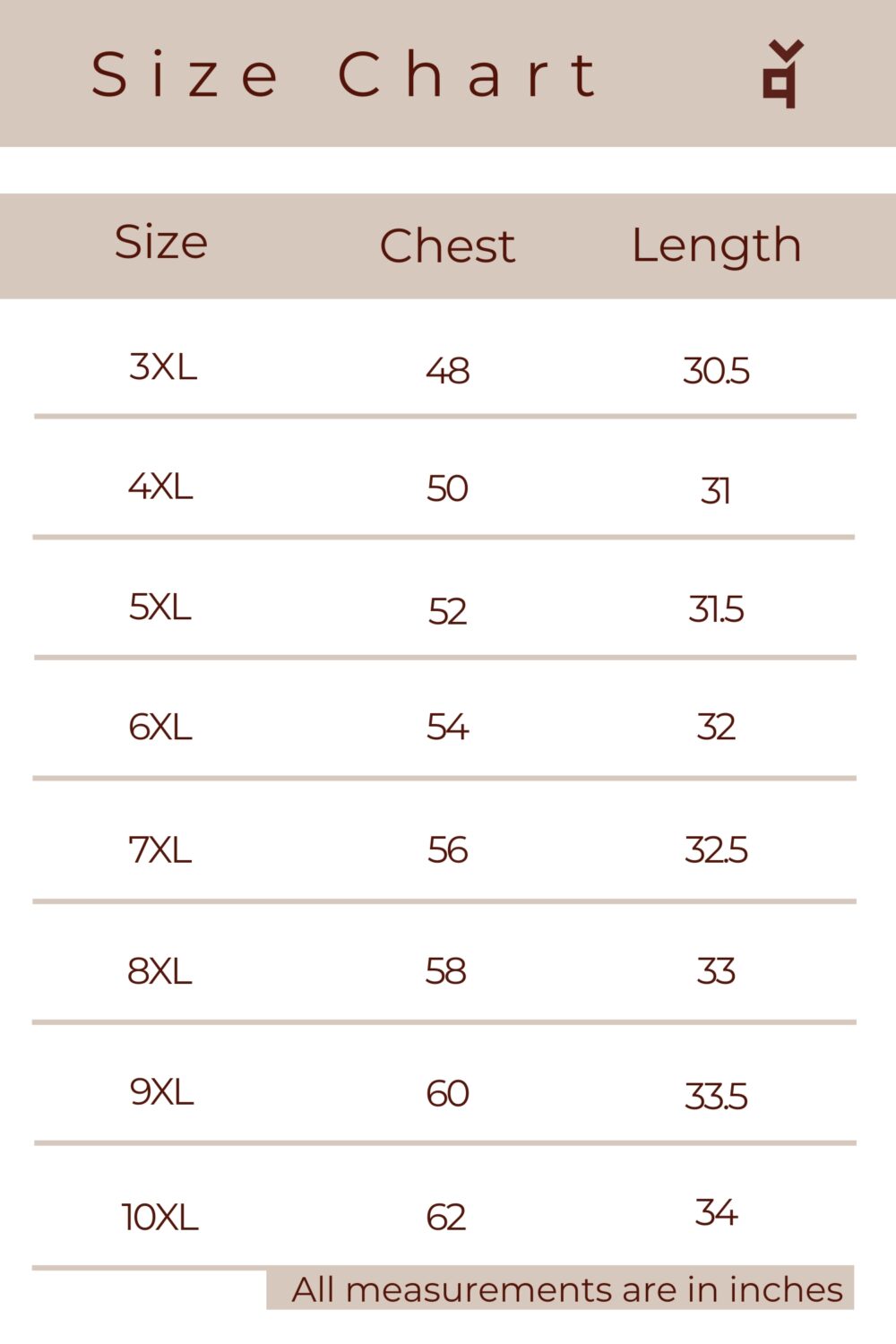 7 48 50 52 54 56 58 60 62 3xl 4xl 5xl 6xl 7xl 8xl 9xl 10xl inches e1784482671475