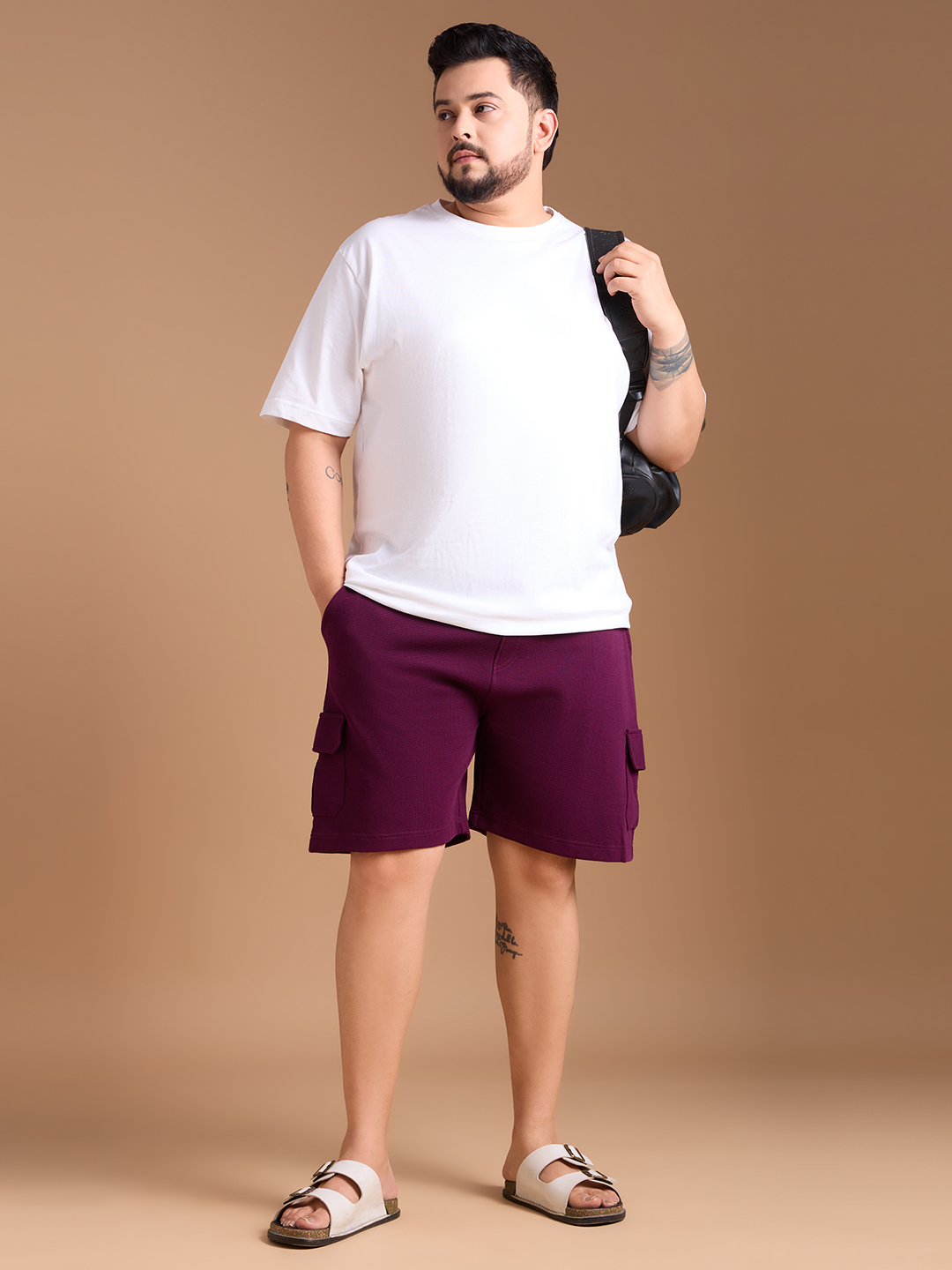 Men's Plus Size Cargo Shorts - Image 6
